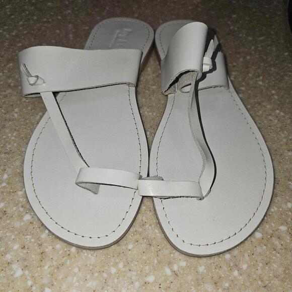 Flat Sandals Rag and company Women's Leona White NWT Size 9 - Picture 1 of 5